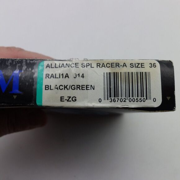 NEW TYR Male Competition Alliance Splice Racer Brief Swimsuit Black Green Sz 36 - Picture 5 of 8